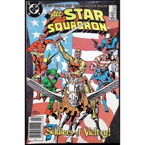 All-Star‎ Squadron #29 1984 Seven Soldiers of Victory Dr. Doome Green Arrow VF